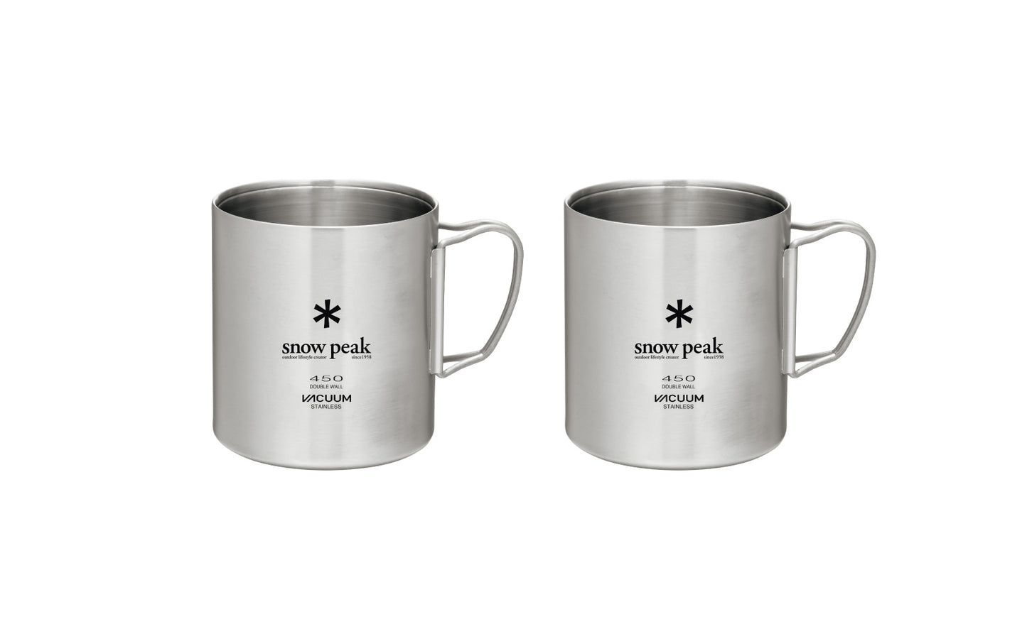Stainless Vacuum mug 450 2pcs set