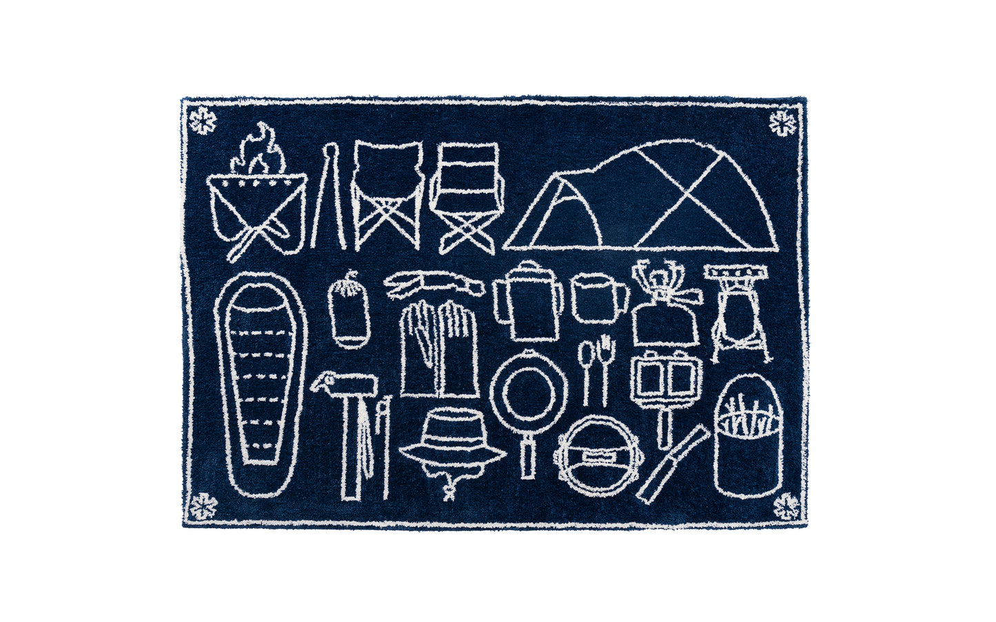 ジャガード フロアラグ