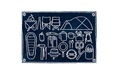 ジャガード フロアラグ