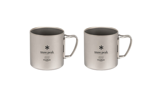 Ti-double wall mug 450 2pcs set